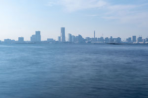 横浜湾　長時間露光