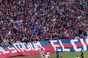 迫力のFC東京サポーター